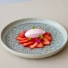 Assiette creuse rond gris grès émaillé Ø 22 cm Tropic - ACCOLADE Best