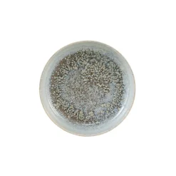 Assiette creuse rond gris grès émaillé Ø 22 cm Tropic - ACCOLADE Best