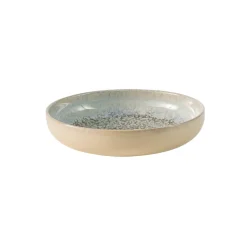 Assiette creuse rond gris grès émaillé Ø 22 cm Tropic - ACCOLADE Best