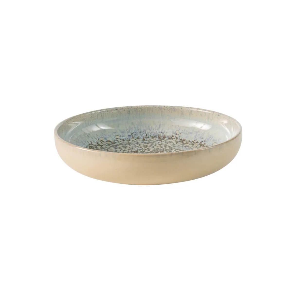 Assiette creuse rond gris grès émaillé Ø 22 cm Tropic - ACCOLADE Best