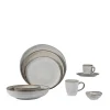 PRO.MUNDI Assiette creuse rond gris grès émaillé Ø 22 cm Sky Discount