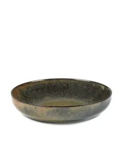 SERAX Assiette creuse rond gris grès émaillé Ø 19 cm Surface Online