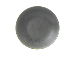 Assiette creuse rond gris porcelaine Ø 29,3 cm Evo Granite - DUDSON Sale