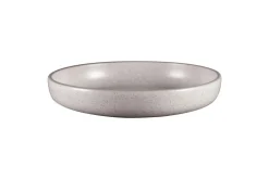 Assiette creuse rond gris porcelaine vitrifiée Ø 25,8 cm stone Ease - RAK Outlet