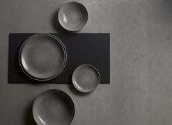 Assiette creuse rond gris porcelaine vitrifiée Ø 18,2 cm Evo Origins - DUDSON Sale