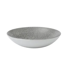 DUDSON Assiette creuse rond gris porcelaine vitrifiée Ø 24,8 cm Evo Origins Sale