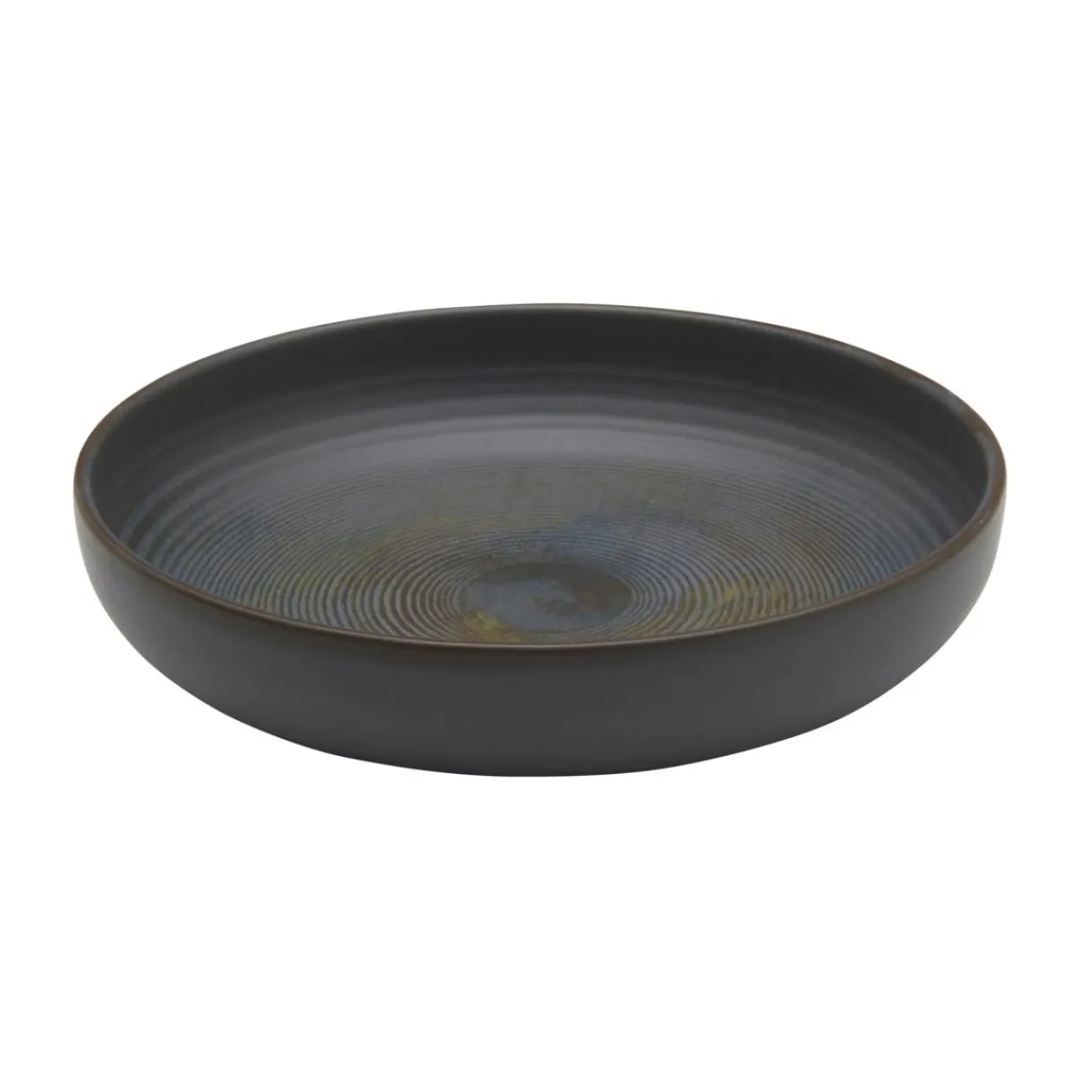 Assiette creuse rond grès émaillé Ø 22 cm Tornado - ACCOLADE Hot