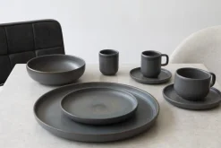 Assiette creuse rond grès émaillé Ø 22 cm Tornado - ACCOLADE Hot