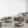 Assiette creuse rond indi grey grès émaillé Ø 16 cm Surface - SERAX Sale