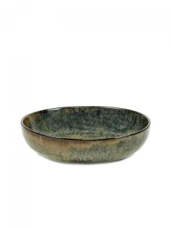 Assiette creuse rond indi grey grès émaillé Ø 16 cm Surface - SERAX Sale