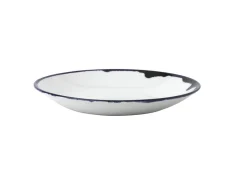 DUDSON Assiette creuse rond Ink porcelaine vitrifiée Ø 25,6 cm Harvest Sale