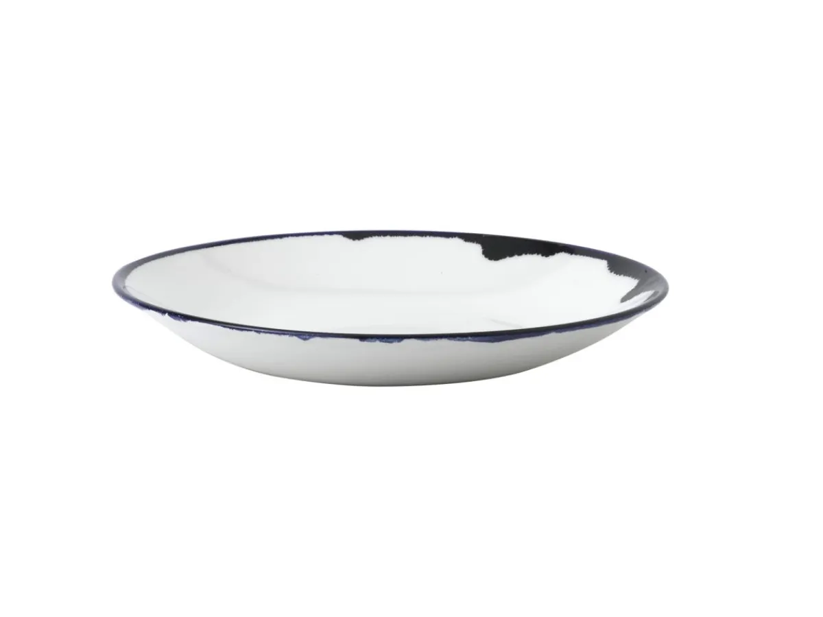 DUDSON Assiette creuse rond Ink porcelaine vitrifiée Ø 25,6 cm Harvest Sale