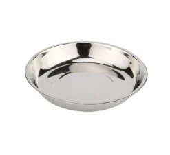 Assiette creuse rond inox Ø 22 cm Inox - PLASTOREX Sale