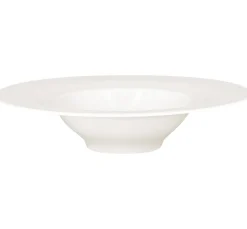 Assiette creuse rond ivoire porcelaine vitrifiée White Gold - RAK Best