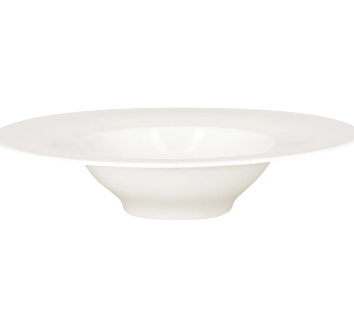 Assiette creuse rond ivoire porcelaine vitrifiée White Gold - RAK Best