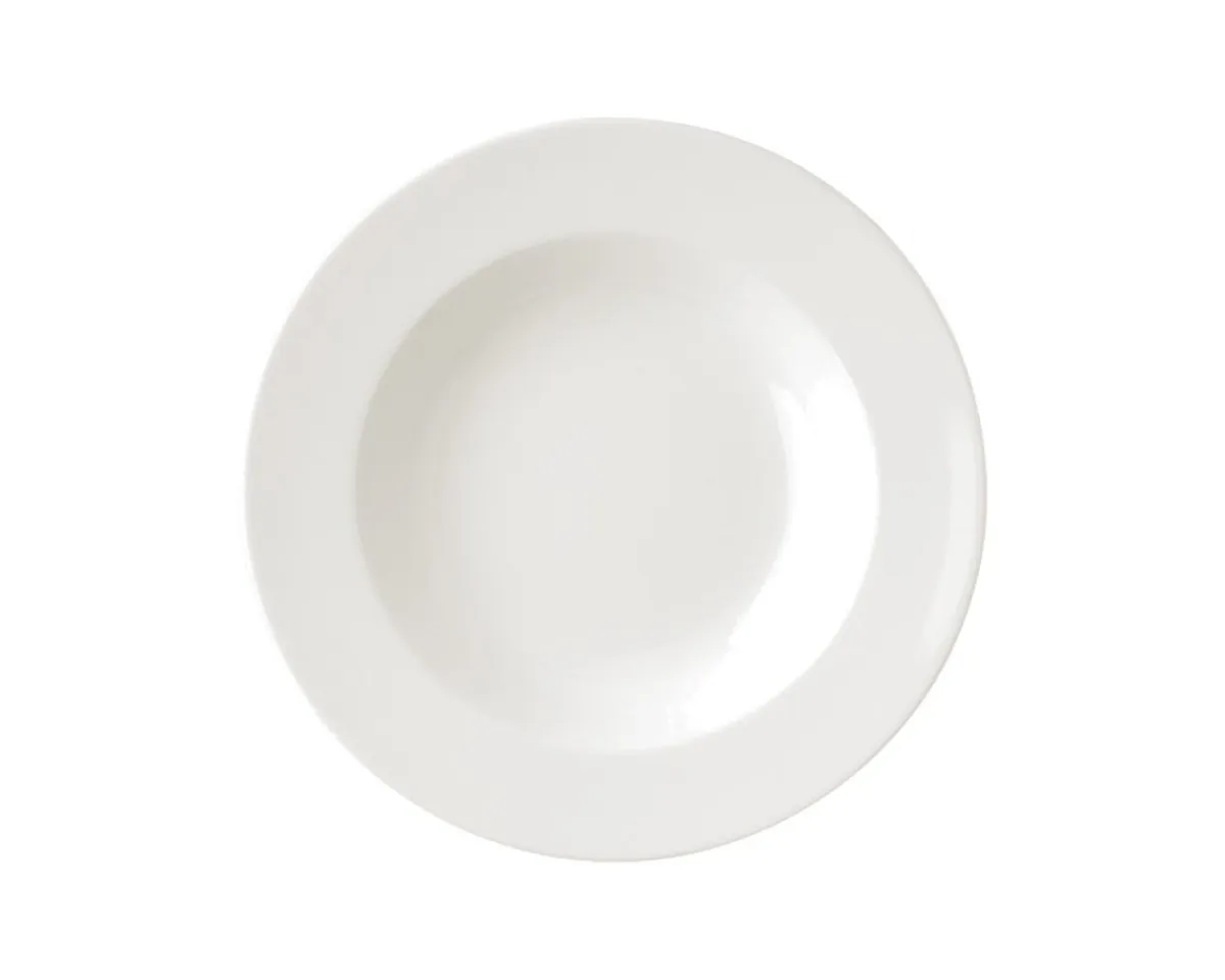RAK Assiette creuse rond ivoire porcelaine vitrifiée Ø 26 cm Banquet Sale