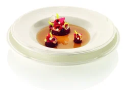 Assiette creuse rond ivoire porcelaine vitrifiée Ø 30 cm Anna - RAK