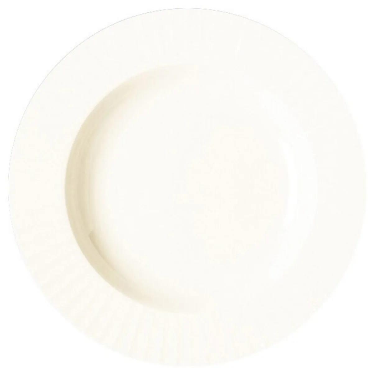 RAK Assiette creuse rond ivoire porcelaine vitrifiée Ø 23,1 cm Metropolis Best