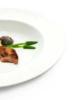 RAK Assiette creuse rond ivoire porcelaine vitrifiée Ø 23,1 cm Metropolis Best