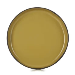 Assiette creuse rond jaune porcelaine culinaire Ø 23 cm Caractère - REVOL Outlet