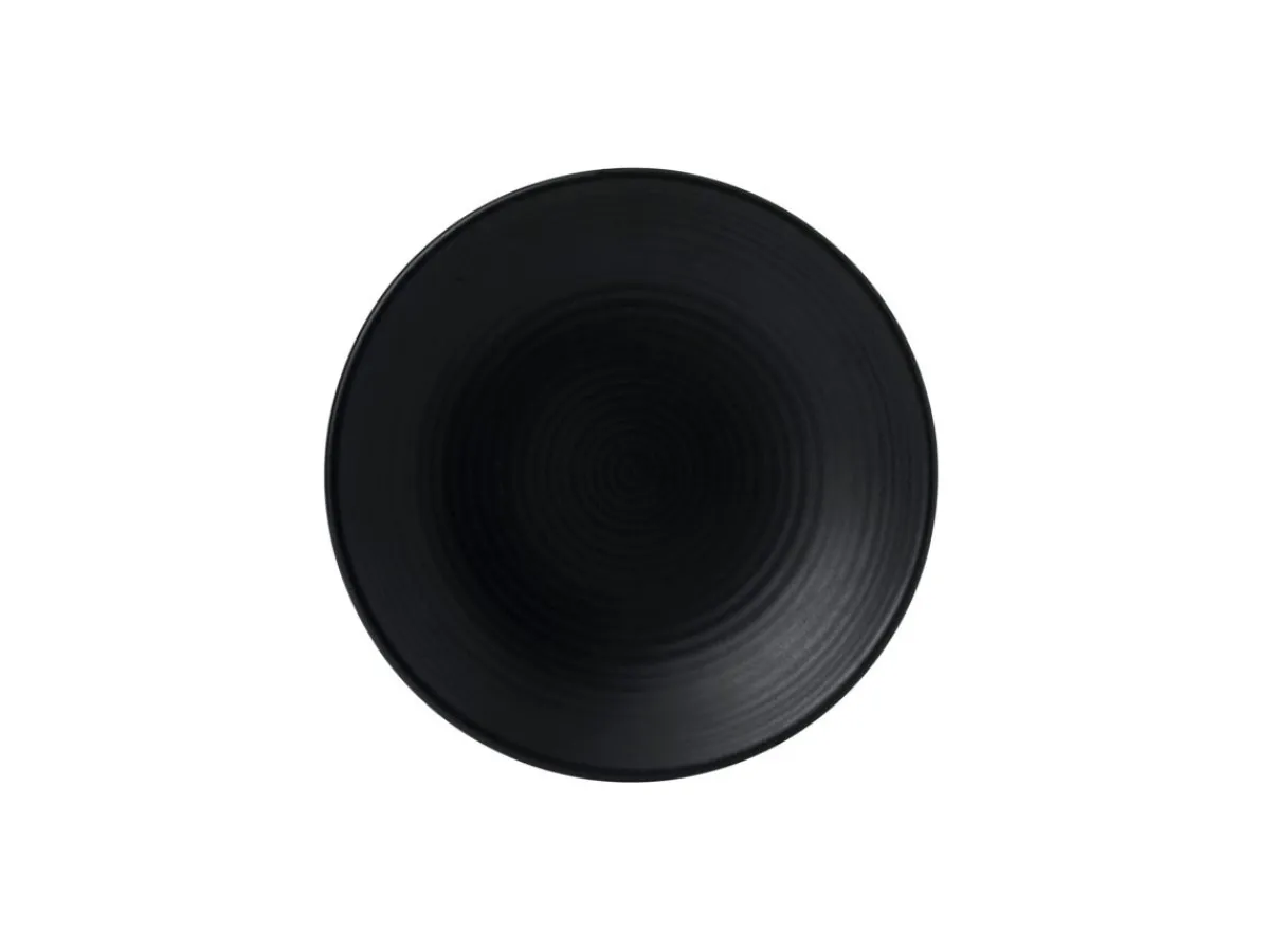 Assiette creuse rond Jet porcelaine Ø 24,3 cm Evo - DUDSON Sale