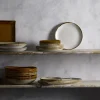 Assiette creuse rond Linen porcelaine vitrifiée Ø 26,4 cm Harvest - DUDSON