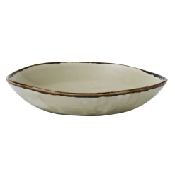 Assiette creuse rond Linen porcelaine vitrifiée Ø 26,4 cm Harvest - DUDSON