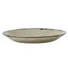Assiette creuse rond Linen porcelaine vitrifiée Ø 25,6 cm Harvest - DUDSON
