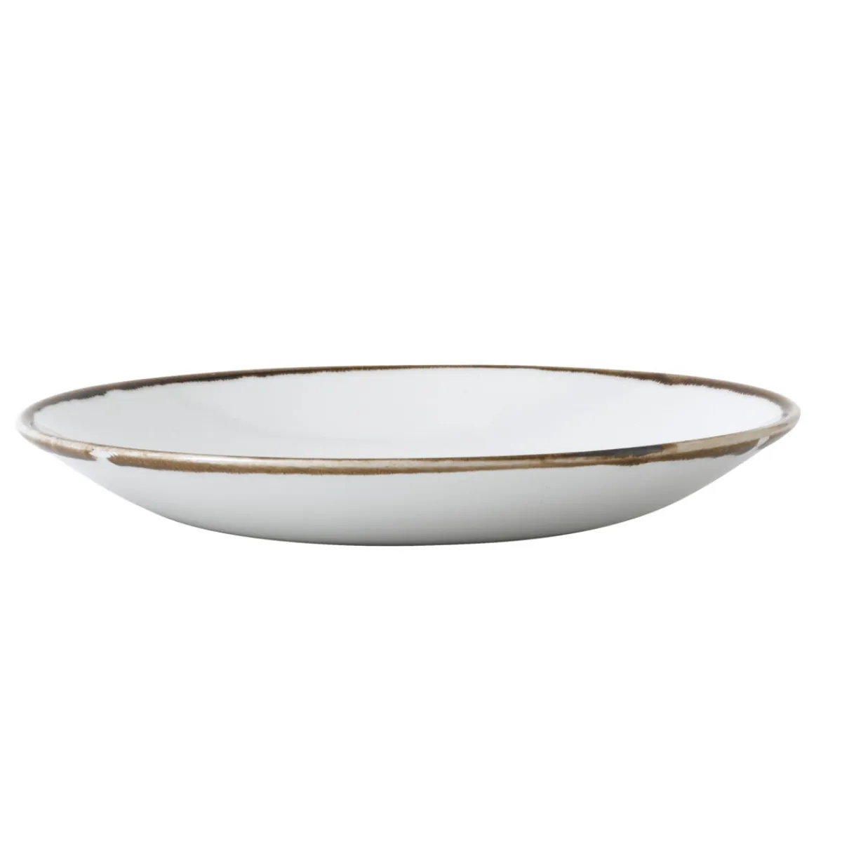 Assiette creuse rond Natural porcelaine vitrifiée Ø 25,6 cm Harvest - DUDSON Online