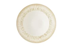 CHURCHILL Assiette creuse rond Natural porcelaine vitrifiée Ø 28,8 cm Inked Lume New