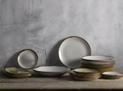Assiette creuse rond Natural porcelaine vitrifiée Ø 27,8 cm Harvest - DUDSON New
