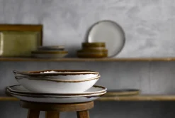 Assiette creuse rond Natural porcelaine vitrifiée Ø 27,8 cm Harvest - DUDSON New