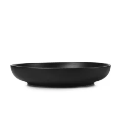 Assiette creuse rond noir porcelaine culinaire Ø 23,5 cm Adelie - REVOL Online