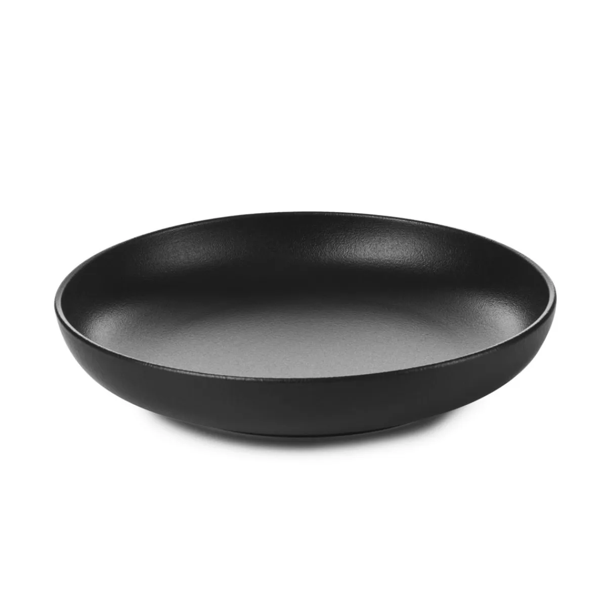 Assiette creuse rond noir porcelaine culinaire Ø 23,5 cm Adelie - REVOL Online