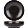 PROOF Assiette creuse rond noir porcelaine Ø 19 cm Etna
