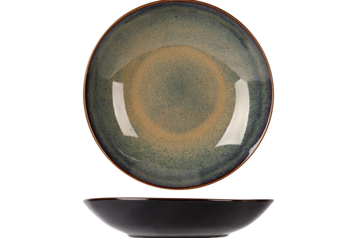 Assiette creuse rond noir porcelaine Ø 26 cm Bogota - PROOF Clearance
