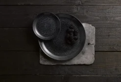 Assiette creuse rond noir porcelaine vitrifiée Ø 25,6 cm Evo Origins - DUDSON Sale