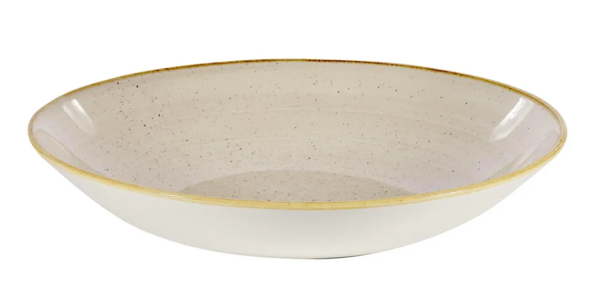 CHURCHILL Assiette creuse rond Nutmeg Cream porcelaine vitrifiée Ø 31 cm Stonecast Nutmeg Online