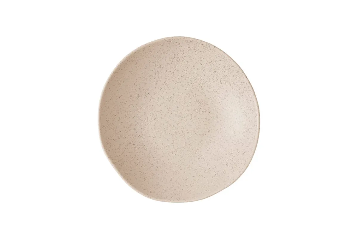 Assiette creuse rond Nutmeg Cream porcelaine vitrifiée Ø 22 cm 22 cm Stonecast Natural - CHURCHILL Best