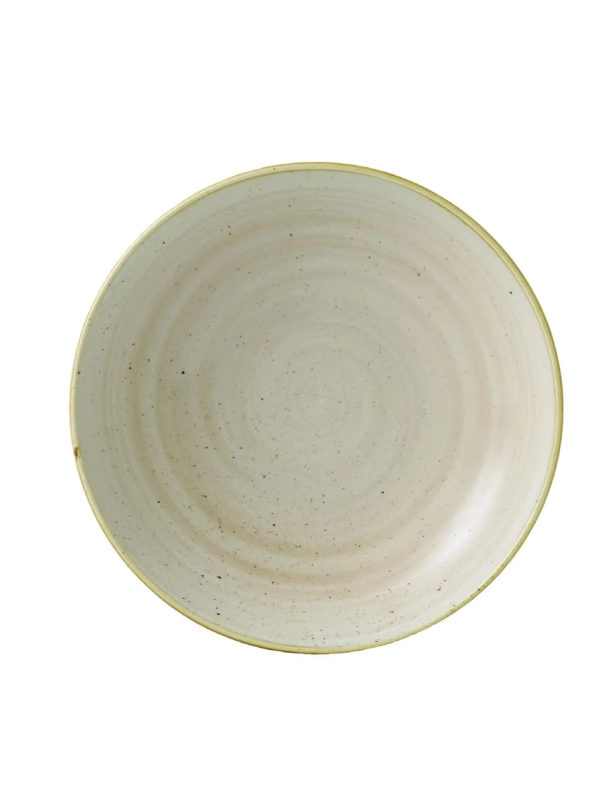 CHURCHILL Assiette creuse rond Nutmeg Cream porcelaine vitrifiée Ø 24,8 cm Stonecast Nutmeg Hot