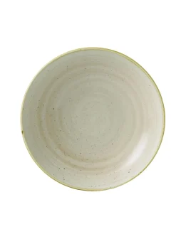 CHURCHILL Assiette creuse rond Nutmeg Cream porcelaine vitrifiée Ø 18,2 cm Stonecast Nutmeg Clearance