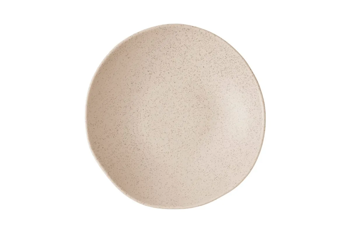 Assiette creuse rond Nutmeg Cream porcelaine vitrifiée Ø 25 cm 25 cm Stonecast Natural - CHURCHILL Outlet