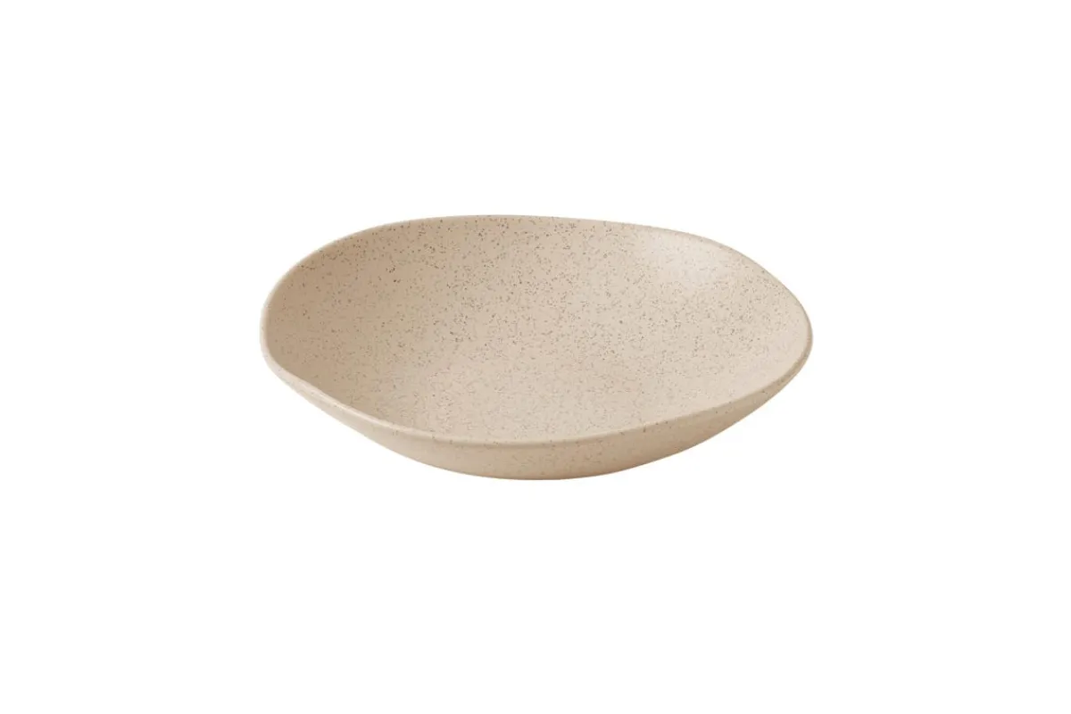 Assiette creuse rond Nutmeg Cream porcelaine vitrifiée Ø 25 cm 25 cm Stonecast Natural - CHURCHILL Outlet