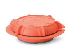 Assiette creuse rond orange copolyester Ø 23 cm Thermodynamique - SAINT ROMAIN Hot
