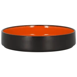 RAK Assiette creuse rond orange porcelaine vitrifiée Ø 27 cm Fire Sale