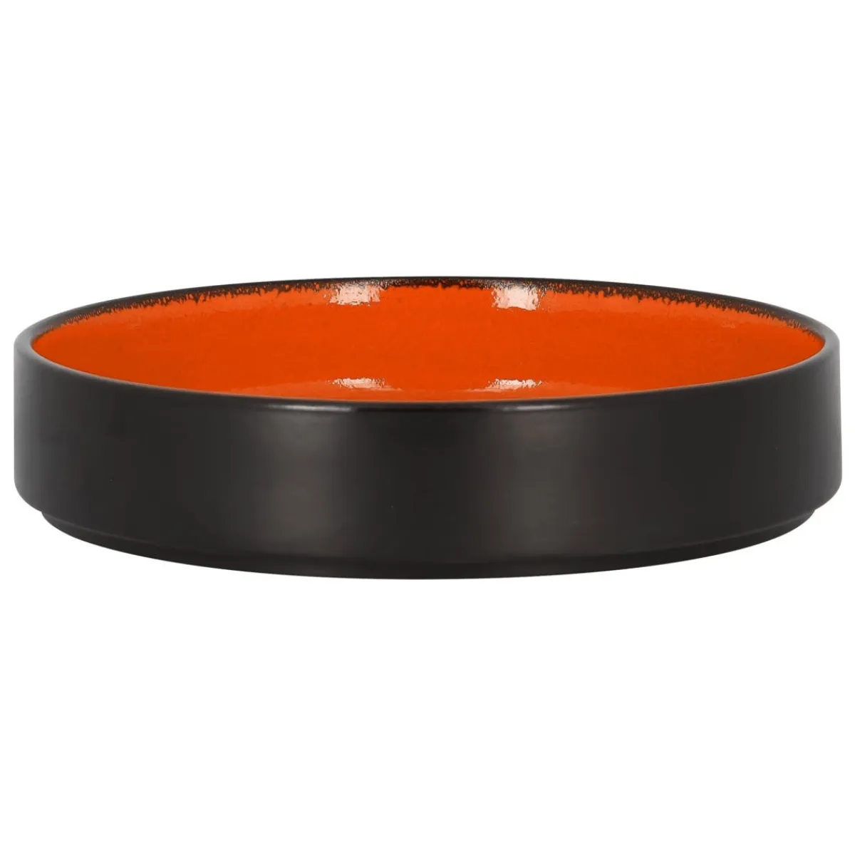 RAK Assiette creuse rond orange porcelaine vitrifiée Ø 27 cm Fire Sale