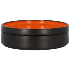 Assiette creuse rond orange porcelaine vitrifiée Ø 22,8 cm Fire - RAK Best