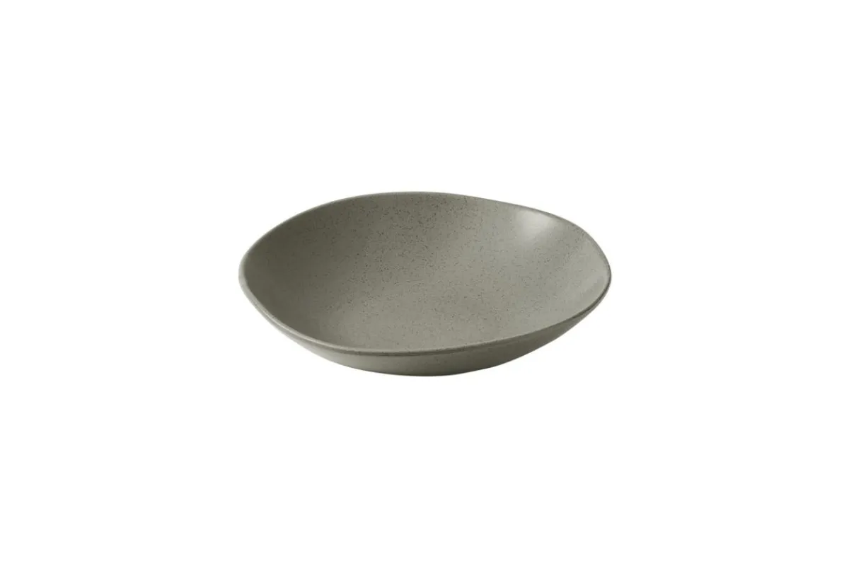 Assiette creuse rond peppercorn porcelaine vitrifiée Ø 22 cm 22 cm Stonecast Natural - CHURCHILL Discount