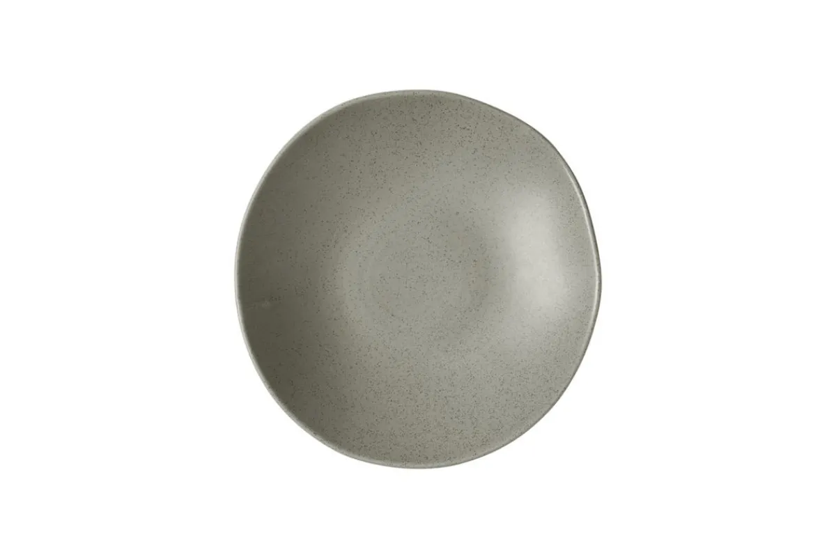 Assiette creuse rond peppercorn porcelaine vitrifiée Ø 22 cm 22 cm Stonecast Natural - CHURCHILL Discount