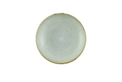 Assiette creuse rond raw grey porcelaine vitrifiée Ø 24,8 cm Stonecast Raw - CHURCHILL Best